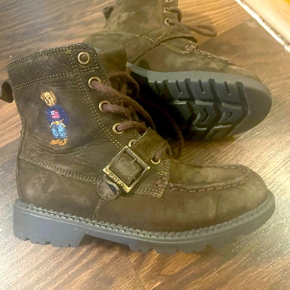 kids ralph lauren polo boots size 13 - Picture 8 of 8